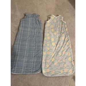 Sweet bamboo Bundle pair of 2 sleep sacks bags 9/18 month unisex